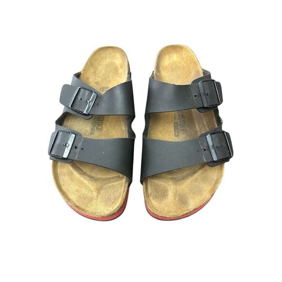 Birkenstock Arizona Birko-Flor Super Grip Black Sz 43 US 10 - Picture 3 of 9